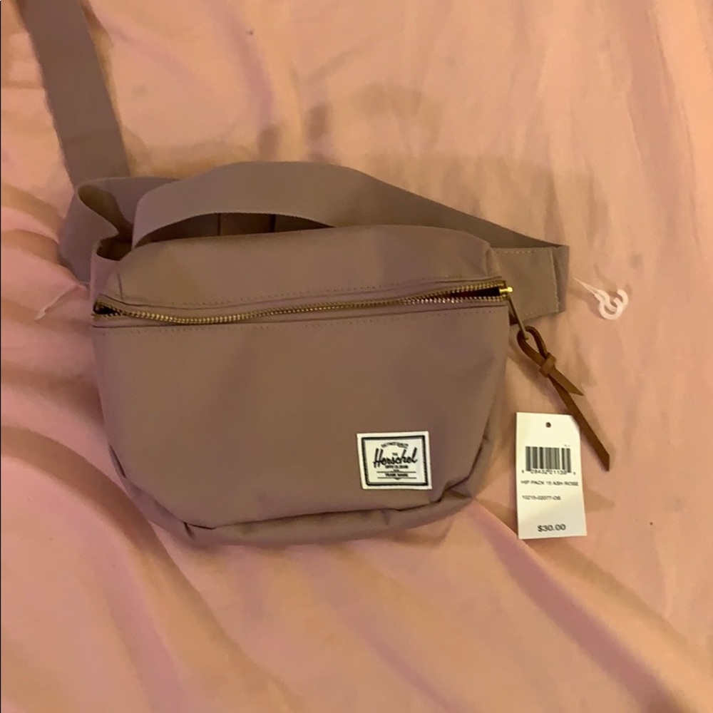 Mauvy-pink fanny pack